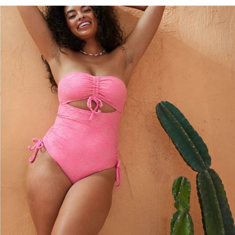 NWT Aerie Pink One Piece Swimsuit